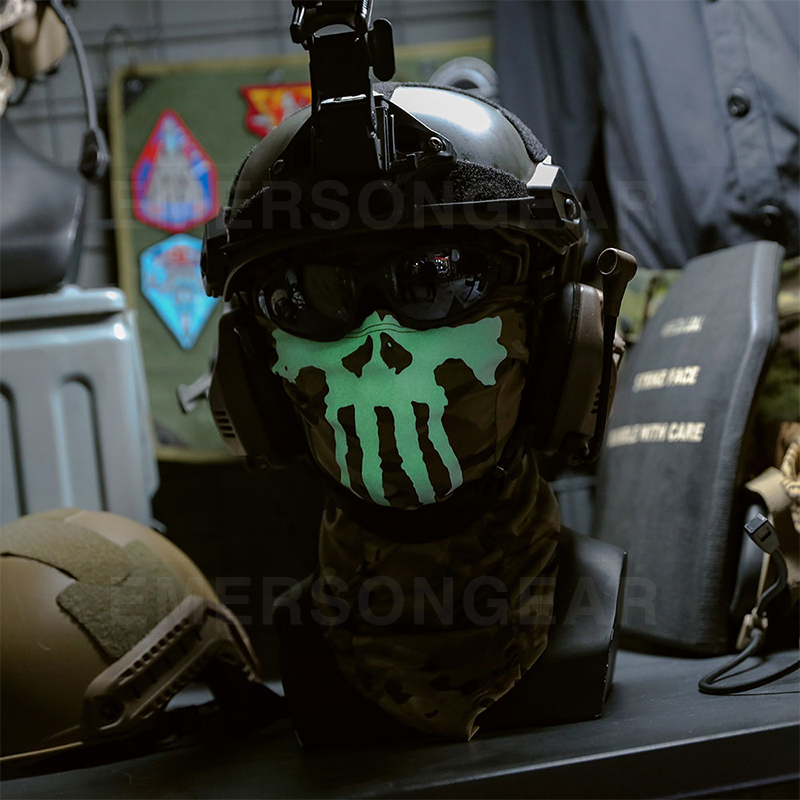 Camo Face Paint - Emersongear Ghost MULTI HOOD EMERSON Leuchtende