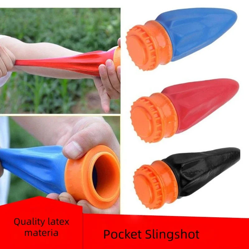 Outdoor Hunting Games For Kids - 1PC Tasche Schleuder Latex Mini Katapult